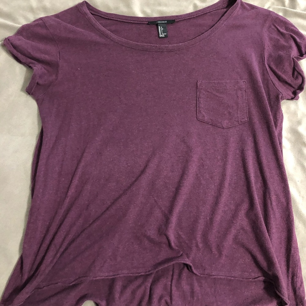 forever 21 maroon shirt